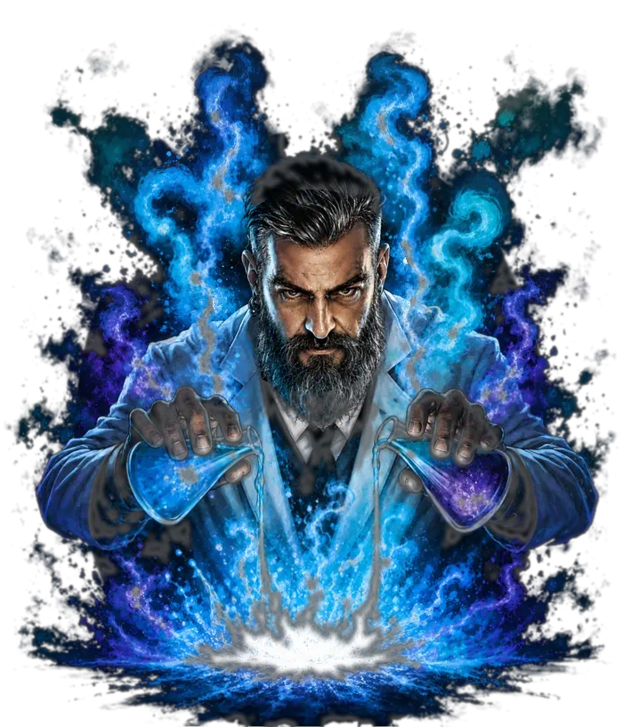 Evil Logician centerpiece artwork